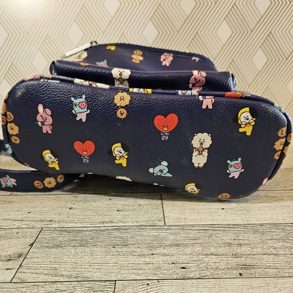 BTS BT21 All Over Print Mini Backpack K-Pop - Picture 5 of 12